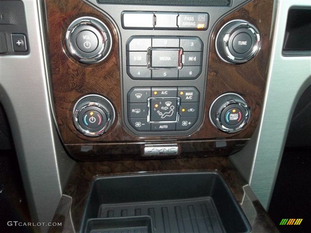 2013 Ford F150 Platinum SuperCrew 4x4 Controls Photo #71716183