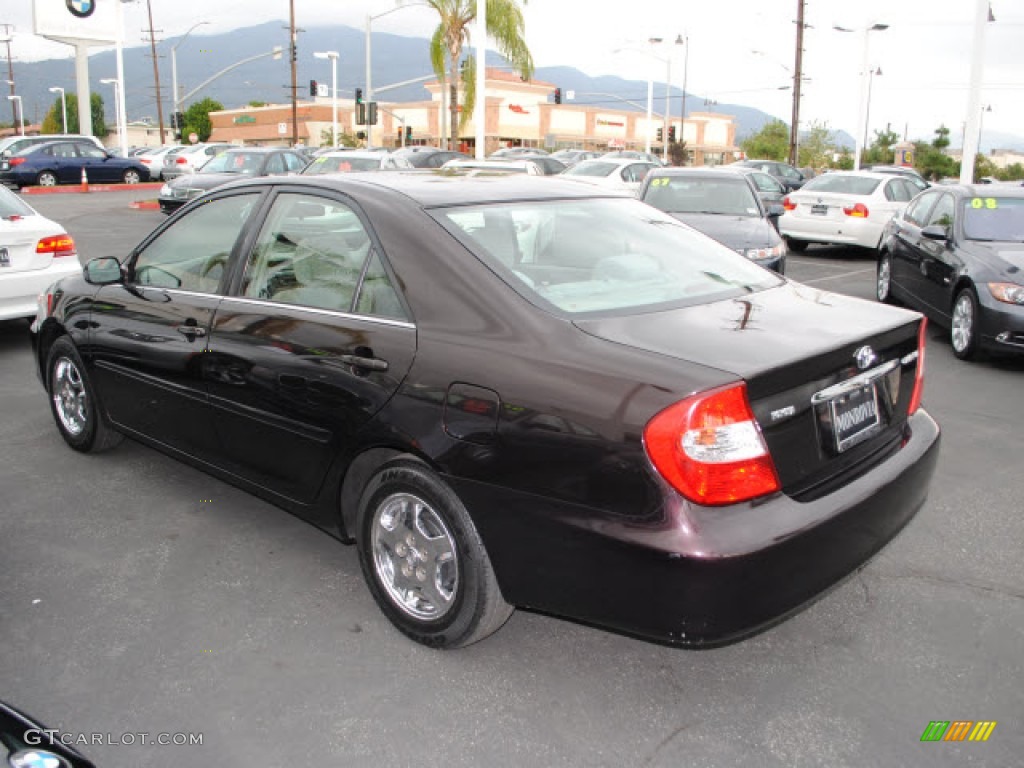 2002 Camry LE - Black Walnut Pearl / Stone photo #11
