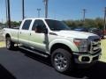 2012 Oxford White Ford F350 Super Duty Lariat Crew Cab 4x4  photo #14