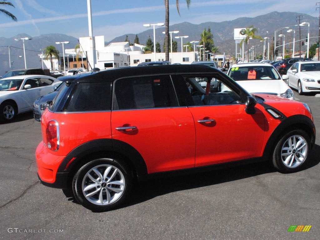 2012 Cooper S Countryman - Pure Red / Carbon Black photo #3