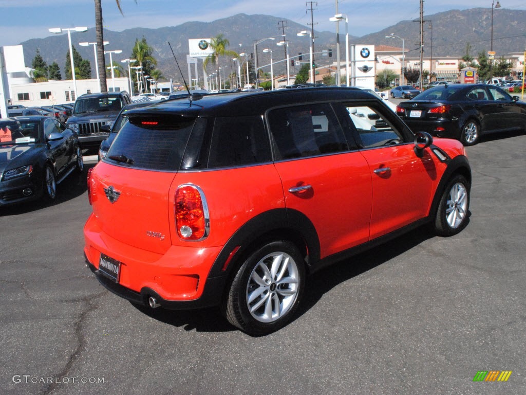 2012 Cooper S Countryman - Pure Red / Carbon Black photo #4