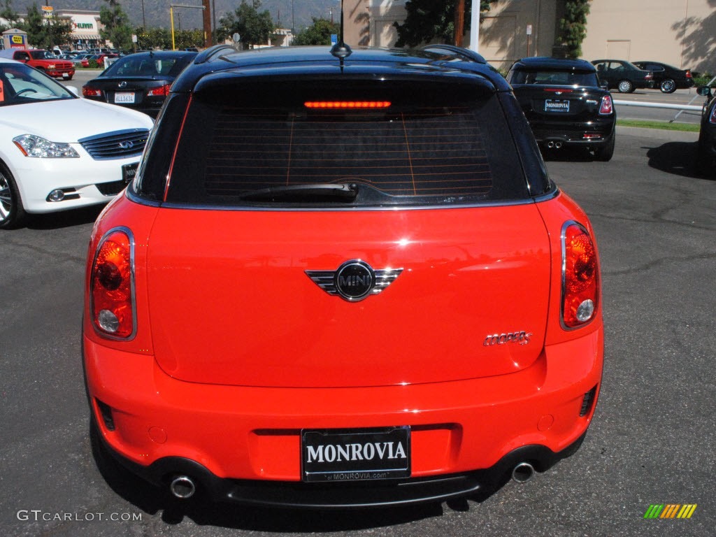 2012 Cooper S Countryman - Pure Red / Carbon Black photo #5