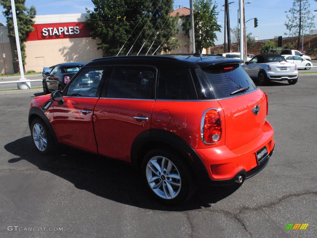 2012 Cooper S Countryman - Pure Red / Carbon Black photo #6