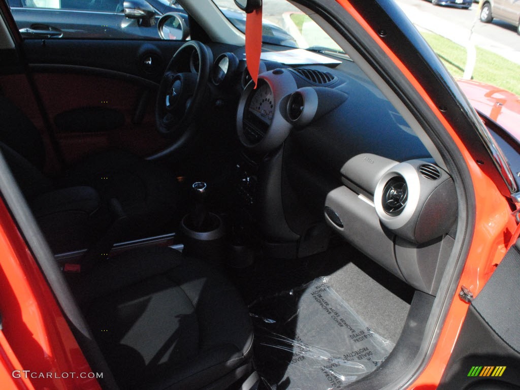 2012 Cooper S Countryman - Pure Red / Carbon Black photo #8