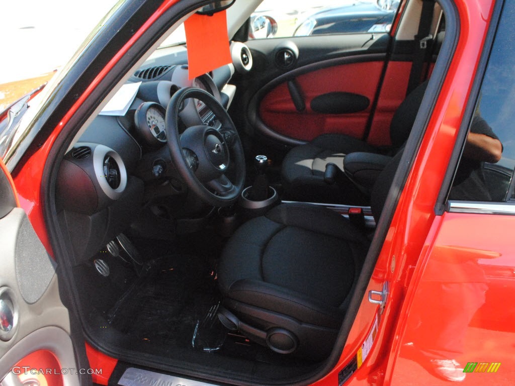 2012 Cooper S Countryman - Pure Red / Carbon Black photo #14