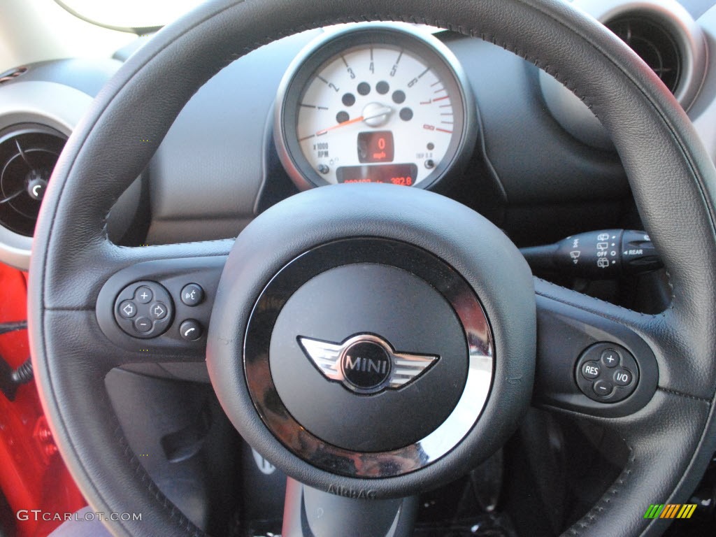 2012 Cooper S Countryman - Pure Red / Carbon Black photo #18