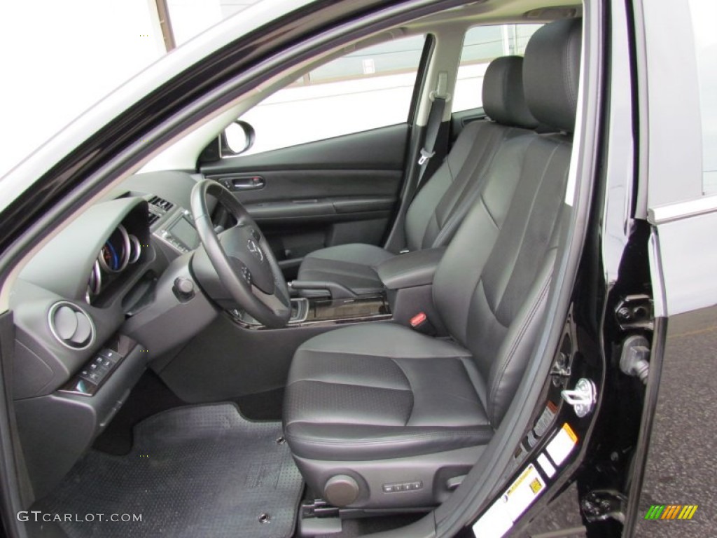 Black Interior 2011 Mazda MAZDA6 s Grand Touring Sedan Photo #71717122