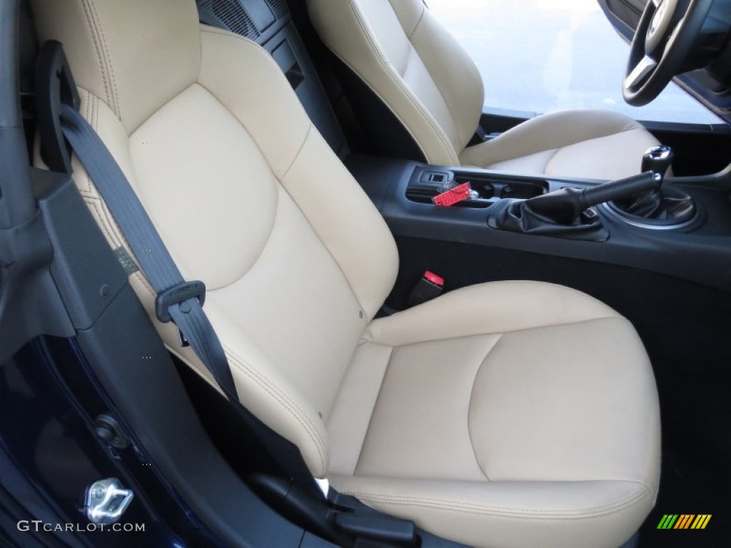 Dune Beige Interior 2012 Mazda MX-5 Miata Grand Touring Hard Top Roadster Photo #71717917