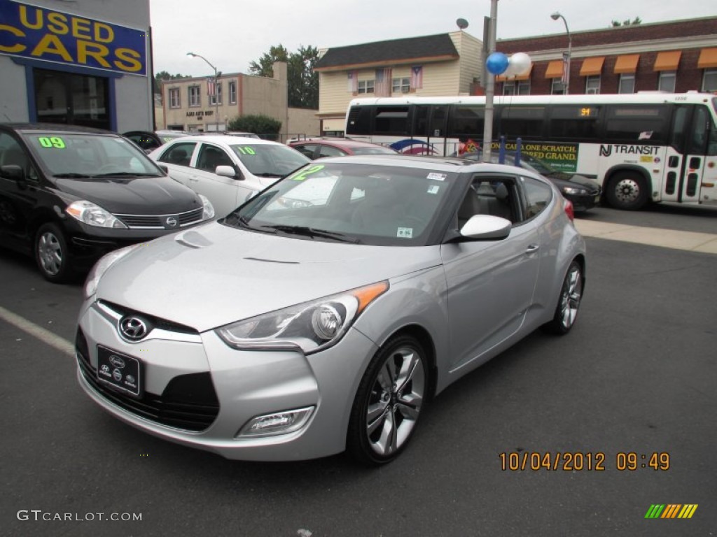 2012 Veloster  - Ironman Silver / Gray photo #1