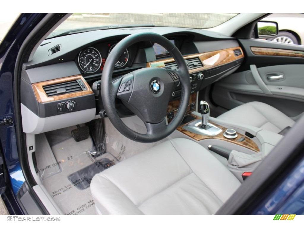 Grey Interior 2008 BMW 5 Series 535i Sedan Photo #71718325