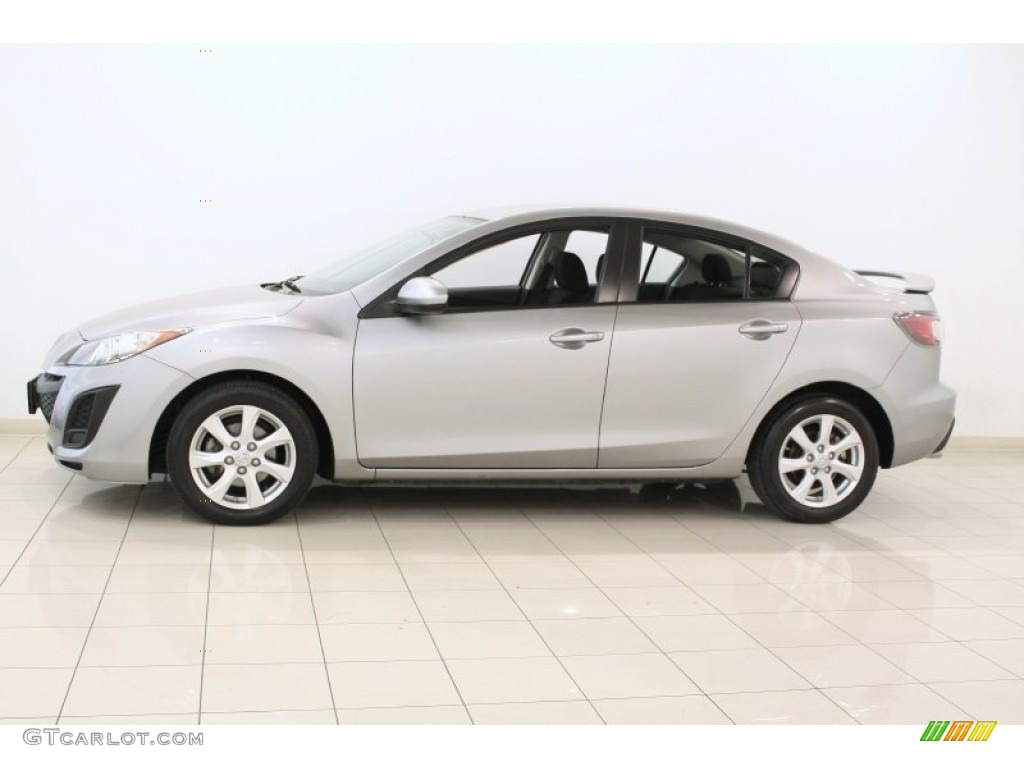 Liquid Silver Metallic 2010 Mazda MAZDA3 i Sport 4 Door Exterior Photo #71718869