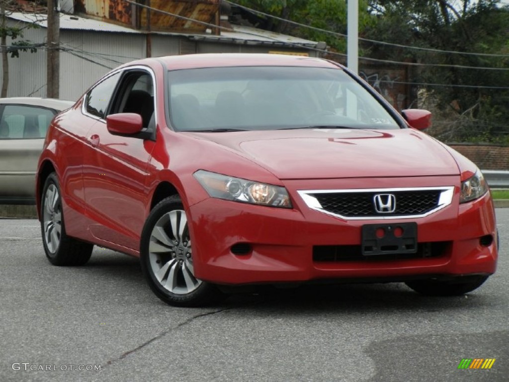 2008 Accord LX-S Coupe - San Marino Red / Black photo #1