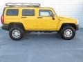 Yellow 2007 Hummer H3 Standard H3 Model Exterior