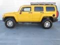 Yellow 2007 Hummer H3 Standard H3 Model Exterior