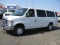 Oxford White - E Series Van E350 Super Duty XL Extended Passenger Photo No. 3