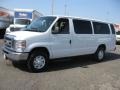 2009 Oxford White Ford E Series Van E350 Super Duty XL Extended Passenger  photo #3