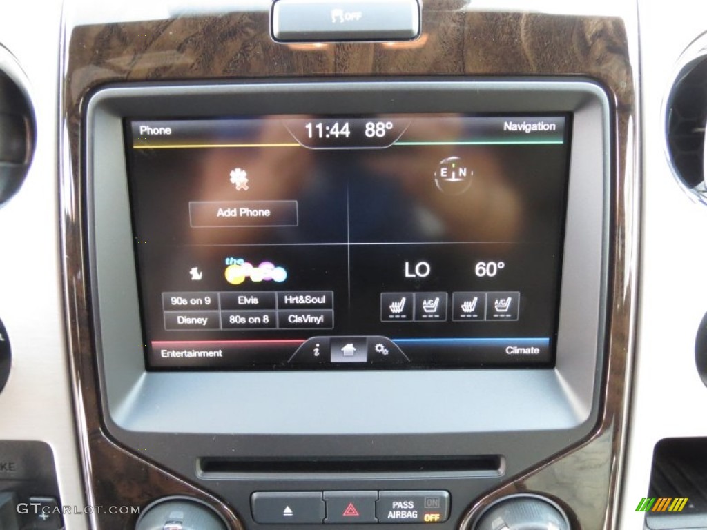 2013 Ford F150 Platinum SuperCrew 4x4 Controls Photo #71722468