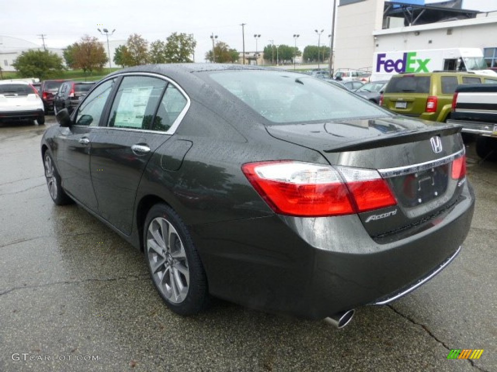 2013 Accord Sport Sedan - Modern Steel Metallic / Black photo #2