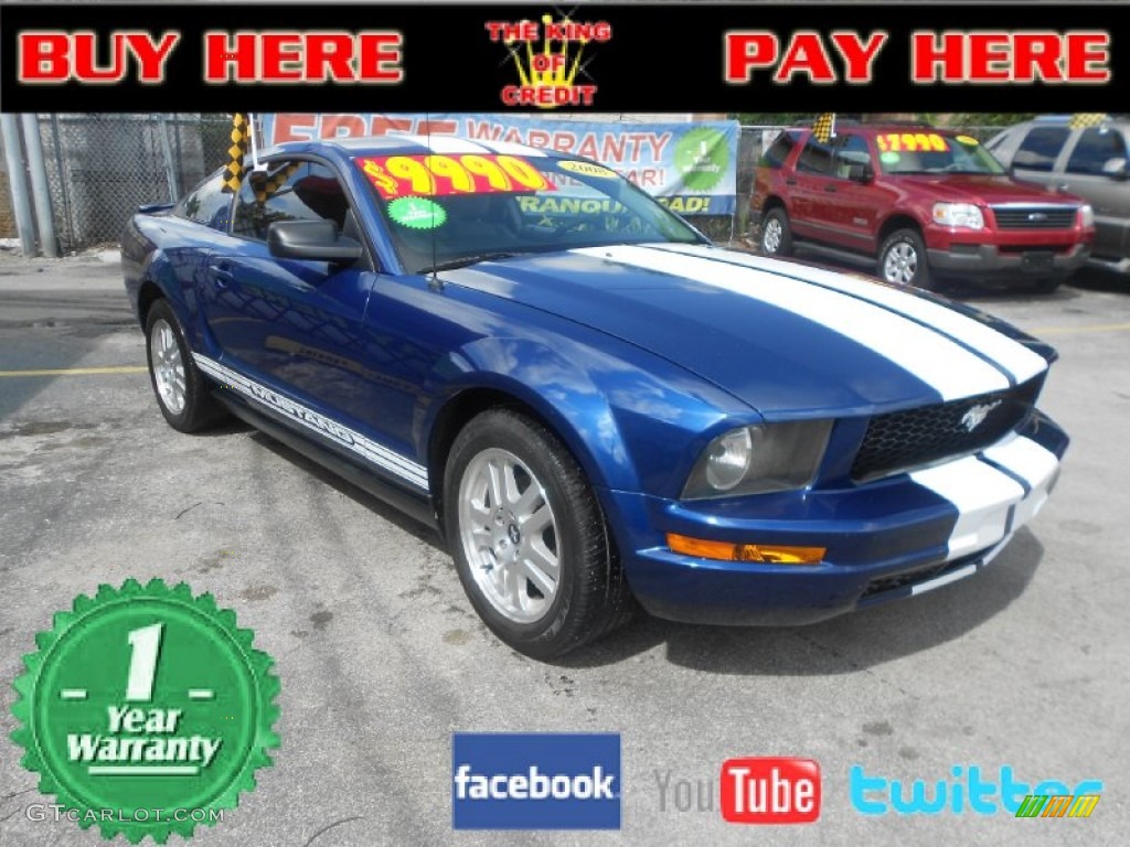 Vista Blue Metallic Ford Mustang