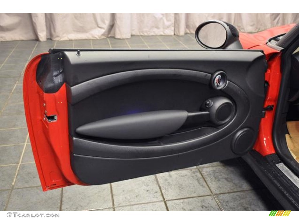 2013 Mini Cooper Hardtop Carbon Black Door Panel Photo #71722936