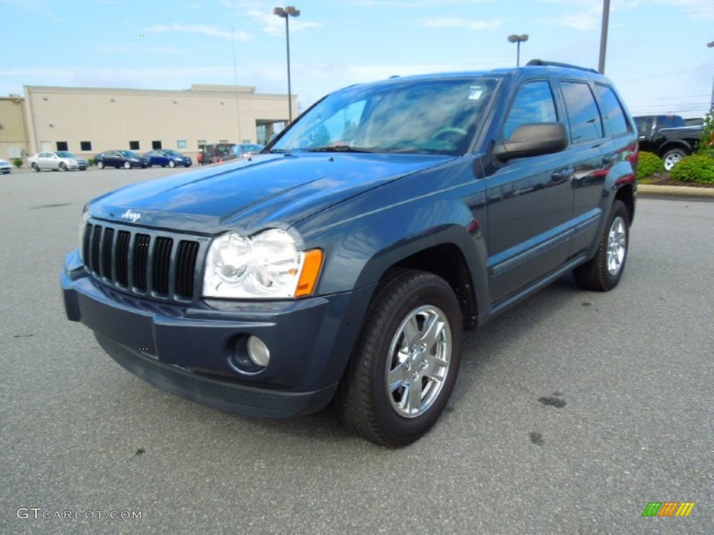 2007 Grand Cherokee Laredo - Steel Blue Metallic / Medium Slate Gray photo #1