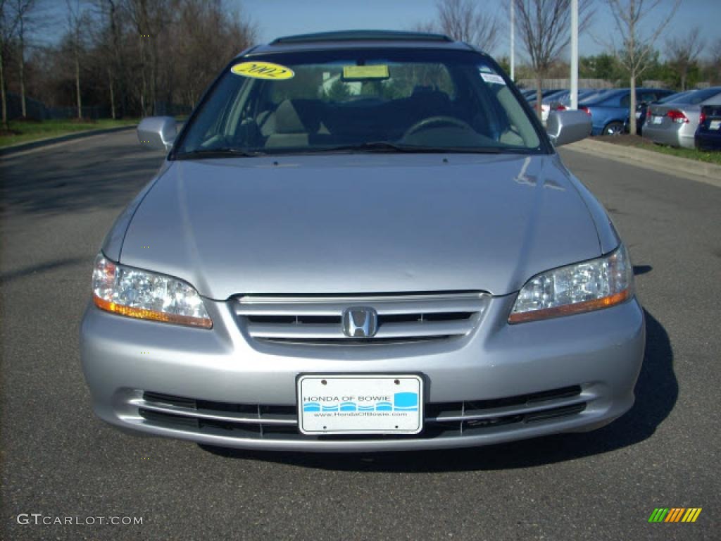 2002 Accord SE Sedan - Satin Silver Metallic / Quartz Gray photo #8