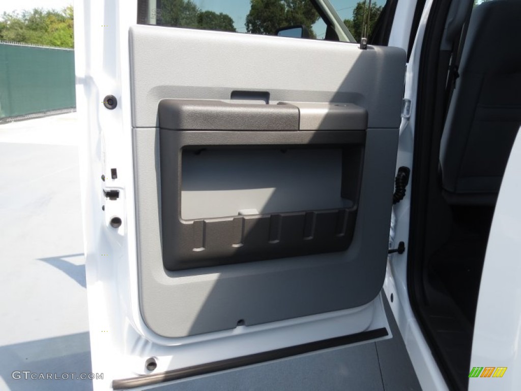 2012 F250 Super Duty XLT Crew Cab 4x4 - Oxford White / Steel photo #19