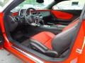 Black/Inferno Orange Interior Photo for 2010 Chevrolet Camaro #71724481
