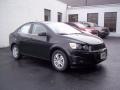 2013 Black Granite Metallic Chevrolet Sonic LT Sedan  photo #3