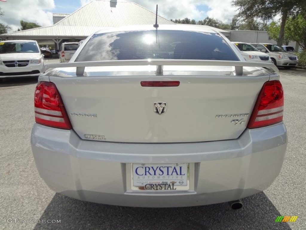 2010 Avenger R/T - Bright Silver Metallic / Dark Khaki/Light Graystone photo #7