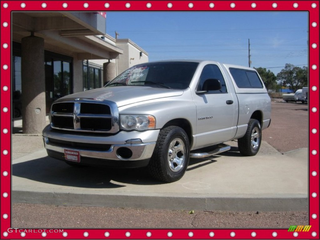 2003 Ram 1500 ST Regular Cab - Bright Silver Metallic / Dark Slate Gray photo #1