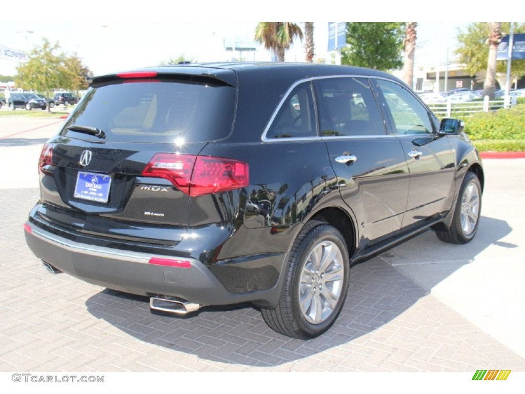 2013 MDX SH-AWD Advance - Crystal Black Pearl / Parchment photo #7