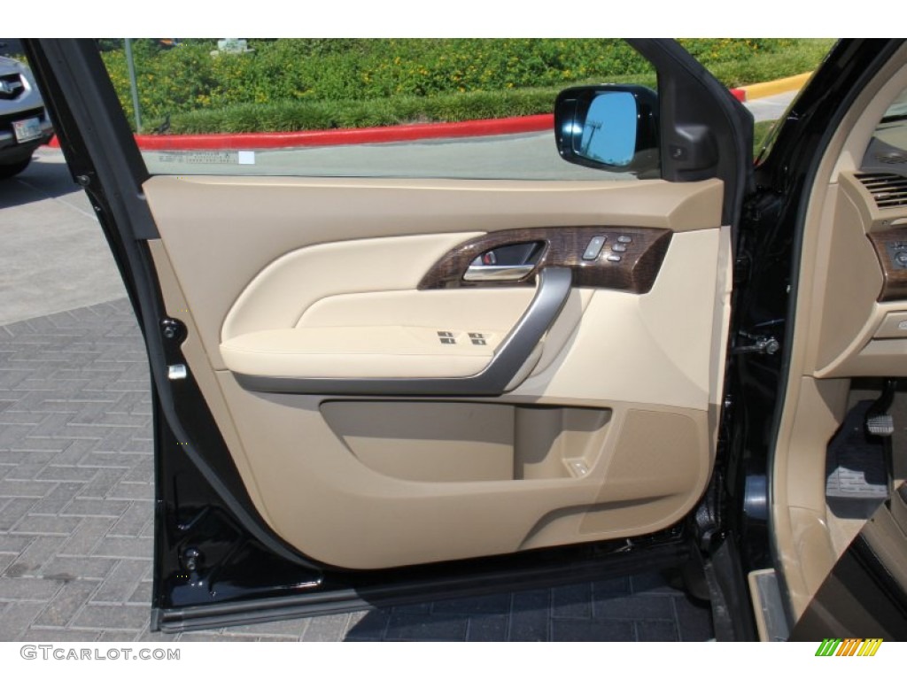 2013 Acura MDX SH-AWD Advance Parchment Door Panel Photo #71726651