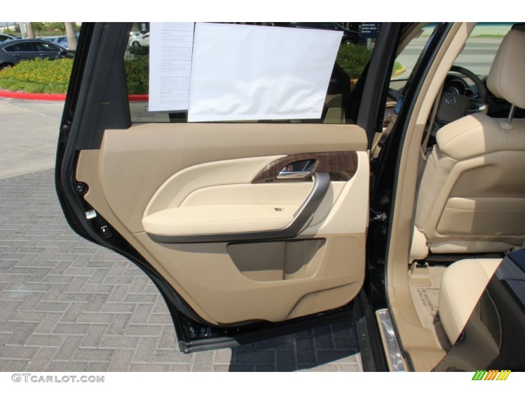 2013 Acura MDX SH-AWD Advance Parchment Door Panel Photo #71726666