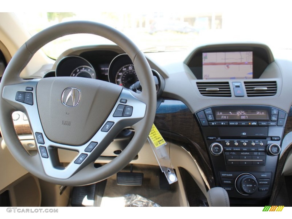 2013 Acura MDX SH-AWD Advance Parchment Dashboard Photo #71726744