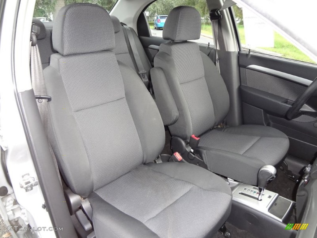 Charcoal Interior 2011 Chevrolet Aveo LT Sedan Photo #71727683