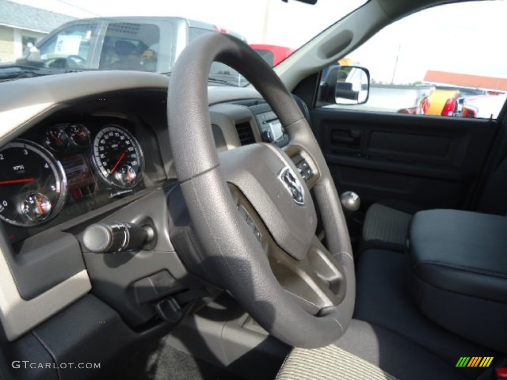 2012 Dodge Ram 2500 HD ST Crew Cab 4x4 Dark Slate/Medium Graystone Steering Wheel Photo #71728610