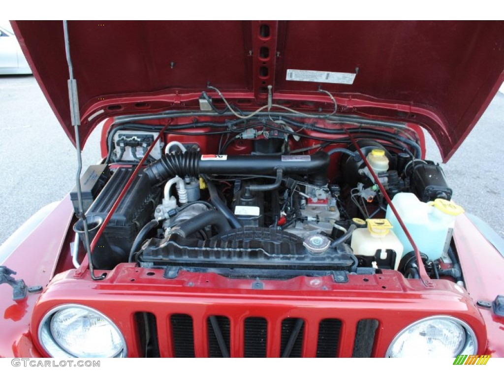 1999 Wrangler Sport 4x4 - Chili Pepper Red Pearlcoat / Camel photo #20