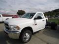 Bright White 2012 Dodge Ram 3500 HD ST Regular Cab 4x4 Chassis