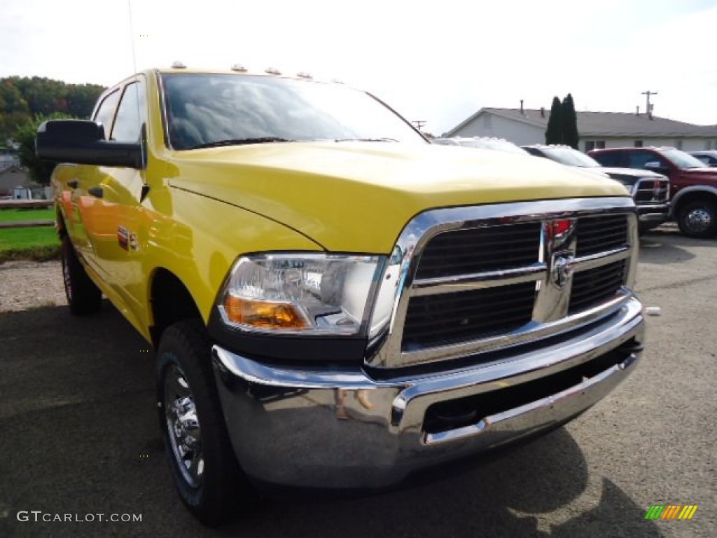 2012 Ram 3500 HD ST Crew Cab 4x4 - Yellow / Dark Slate/Medium Graystone photo #6