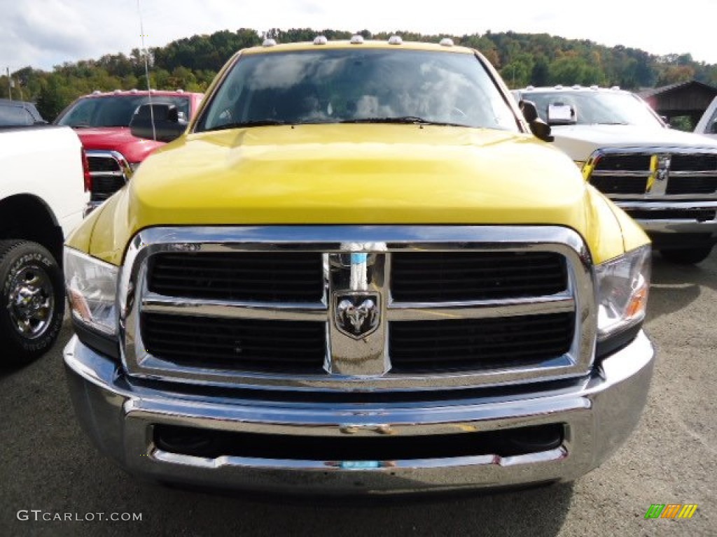 Yellow 2012 Dodge Ram 3500 HD ST Crew Cab 4x4 Exterior Photo #71729759
