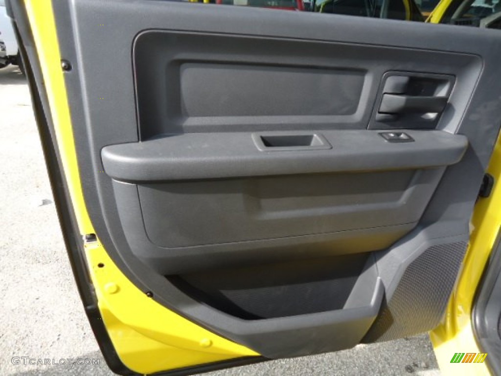 2012 Dodge Ram 3500 HD ST Crew Cab 4x4 Dark Slate/Medium Graystone Door Panel Photo #71729804