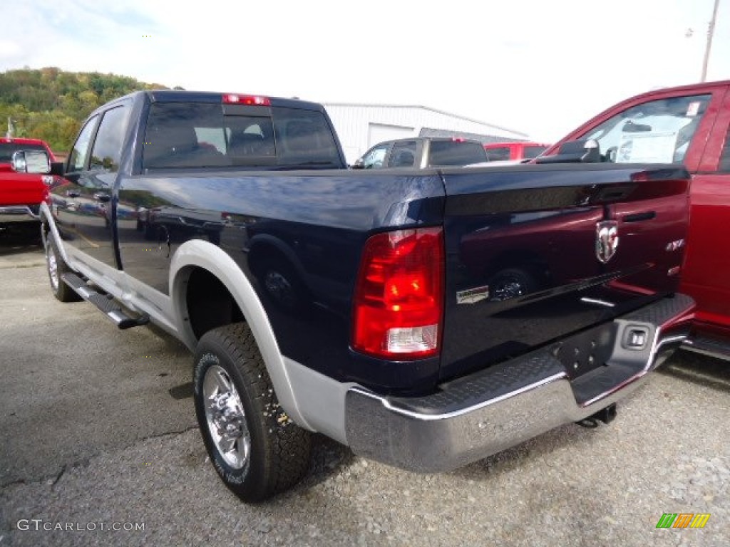 2012 Ram 3500 HD Laramie Crew Cab 4x4 - True Blue Pearl / Dark Slate photo #2