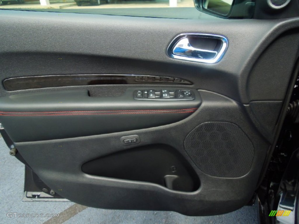 2013 Dodge Durango R/T AWD Black Door Panel Photo #71730143