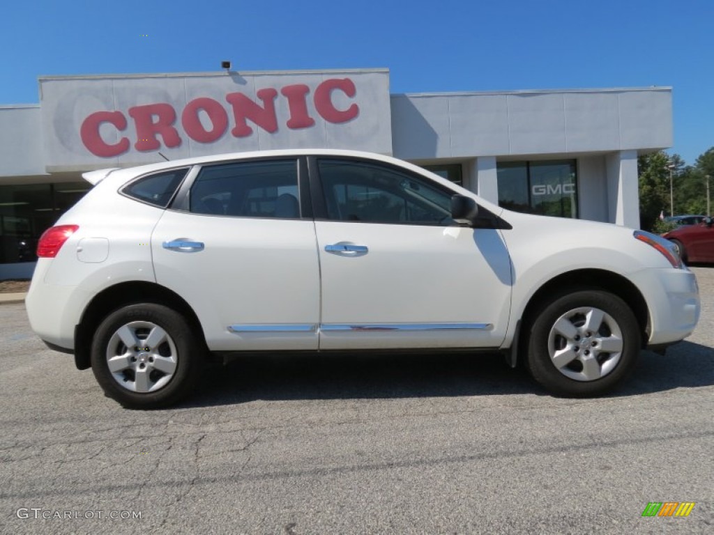 2011 Rogue S - Pearl White / Gray photo #8