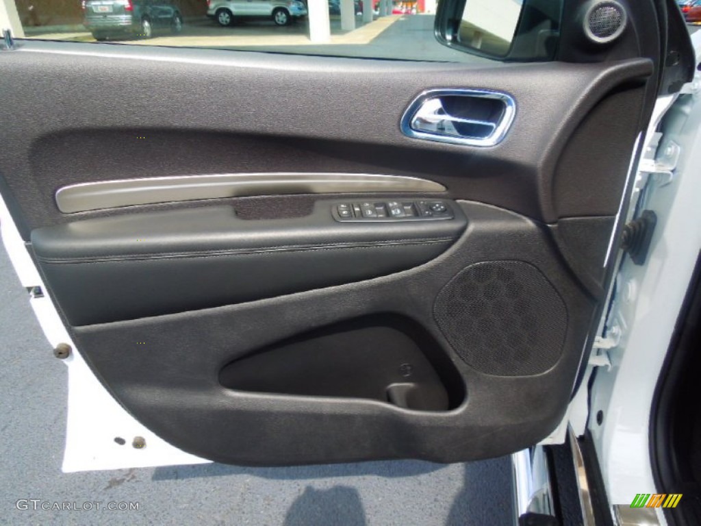 2013 Dodge Durango SXT Black Door Panel Photo #71730413