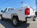 2008 Summit White Chevrolet Silverado 2500HD Work Truck Regular Cab 4x4  photo #5