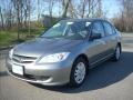 2004 Magnesium Metallic Honda Civic LX Sedan  photo #7