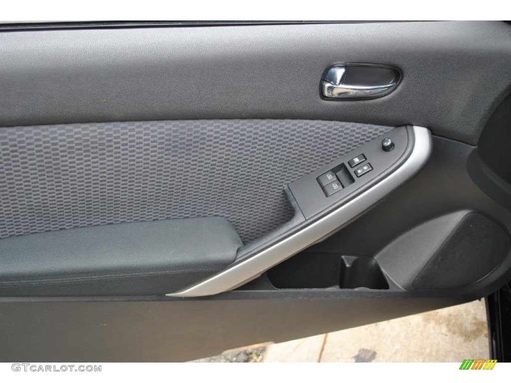 2008 Nissan Altima 2.5 S Coupe Charcoal Door Panel Photo #71732777