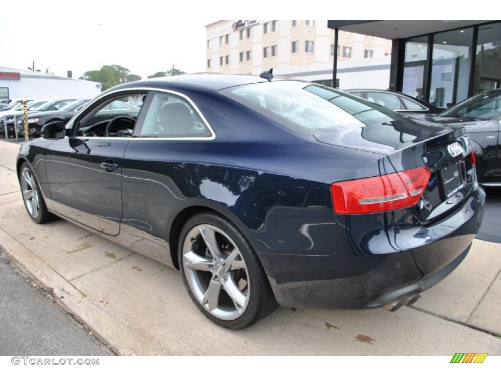 Deep Sea Blue Pearl Effect 2010 Audi A5 2.0T quattro Coupe Exterior Photo #71733332